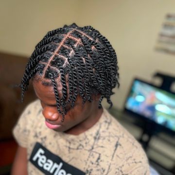 Island Gyal (Half sew in/Half feed-ins) by Exclusively Crowned in Arlington, Texas