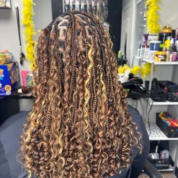 Gorgeous braids by Carol — sew-in stylist in Arlington, Texas