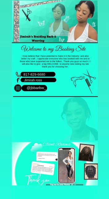 Traditional Sew-In by Jimirah's Braiding Barb & Weaving in Fort Worth, Texas