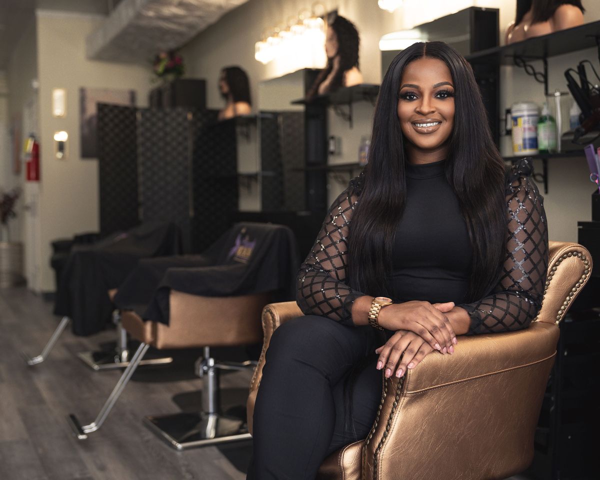 Quick Weave by Heavenly Designs By Ebony Hair Salon in Athens, Georgia