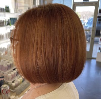 Hand-Tied sew-in wefts by The Evelyn Kershaw Salon in Plano, Texas