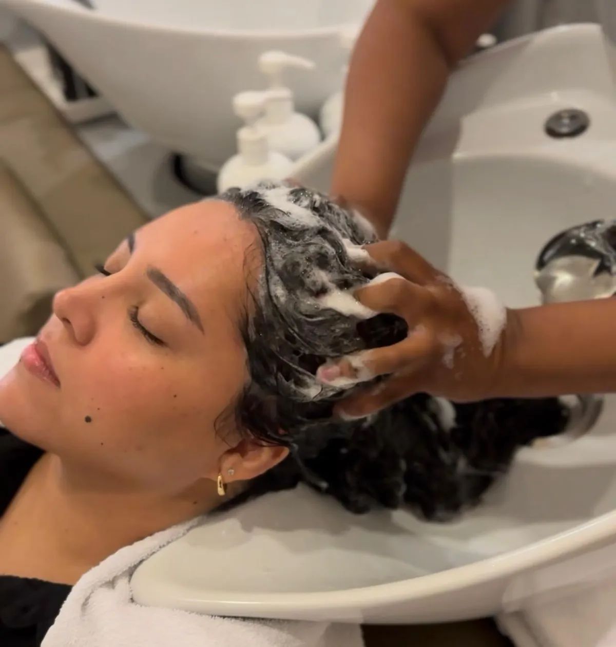 Clip-In Extensions by Hair Addition blow and Go Salon in Dallas, Texas