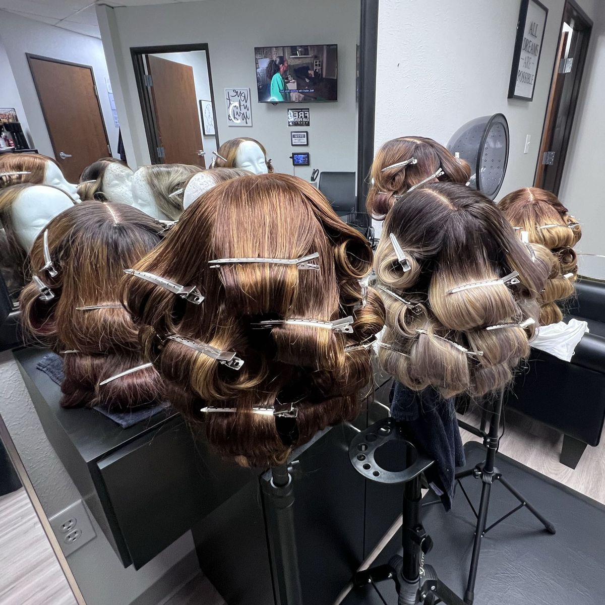 Traditional Sew-In with Leave Out by Dleigh Designs Beauty Supply & Salon in Frisco, Texas