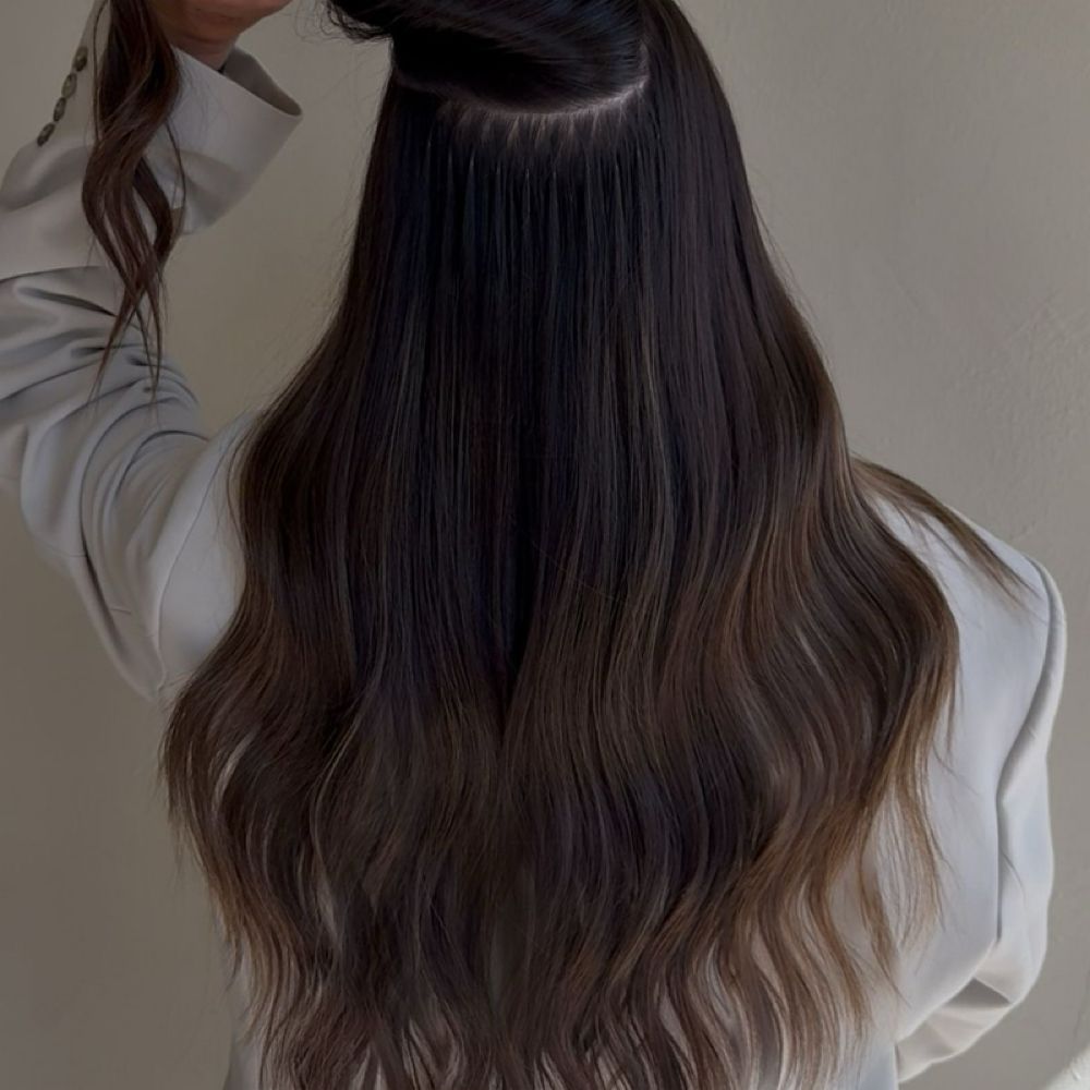 Invisible Bead Sewn Extensions by The Regency Johnson Salon + Luxury Extensions in Mckinney, Texas