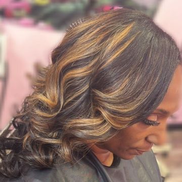 Quick Weave by Sew Luxx Hair Studio in Houston, Texas