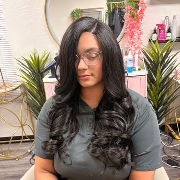Traditional sew-in install by Morgan's Garden Hair in Oklahoma City, Oklahoma