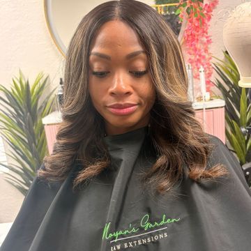 Traditional sew-in install by Morgan's Garden Hair in Oklahoma City, Oklahoma