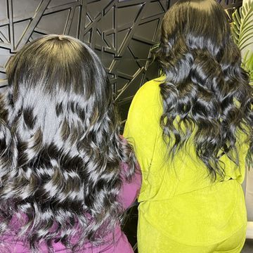 Traditional weave install by Devine Beauty Studio in San Jose, California