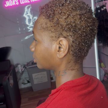 Traditional sew-in by JADA's LUXE HAIR Studio in Philadelphia, Pennsylvania