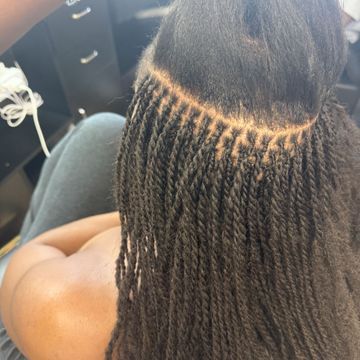 sew in weave by Violette Braiding Hair in Austin, Texas