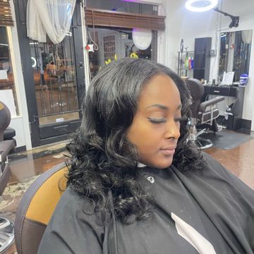 traditional sew in by KC Thee Hairstylist in Indianapolis, Indiana