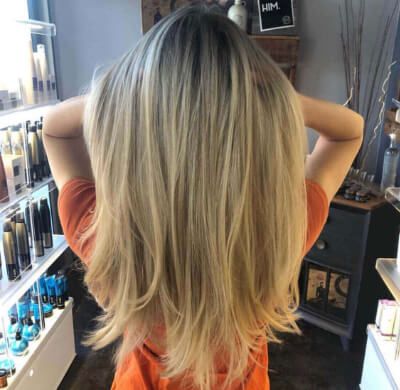 Hand-Tied Extensions by The Evelyn Kershaw Salon in Plano, Texas