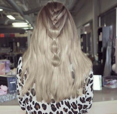 Hand-Tied Weft Extensions by The Evelyn Kershaw Salon in Plano, Texas
