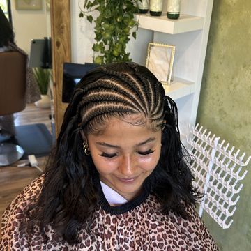 sew in with leave out by Hair By Jordan Kristina in Corona, California