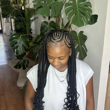 sew in with leave out by Hair By Jordan Kristina in Corona, California