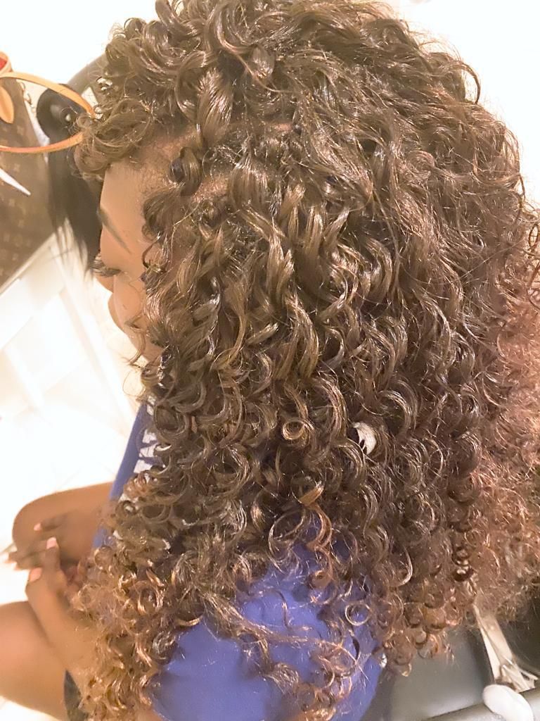 Hair styling and extension services by Be Pretty Hair by Vee in Katy, Texas