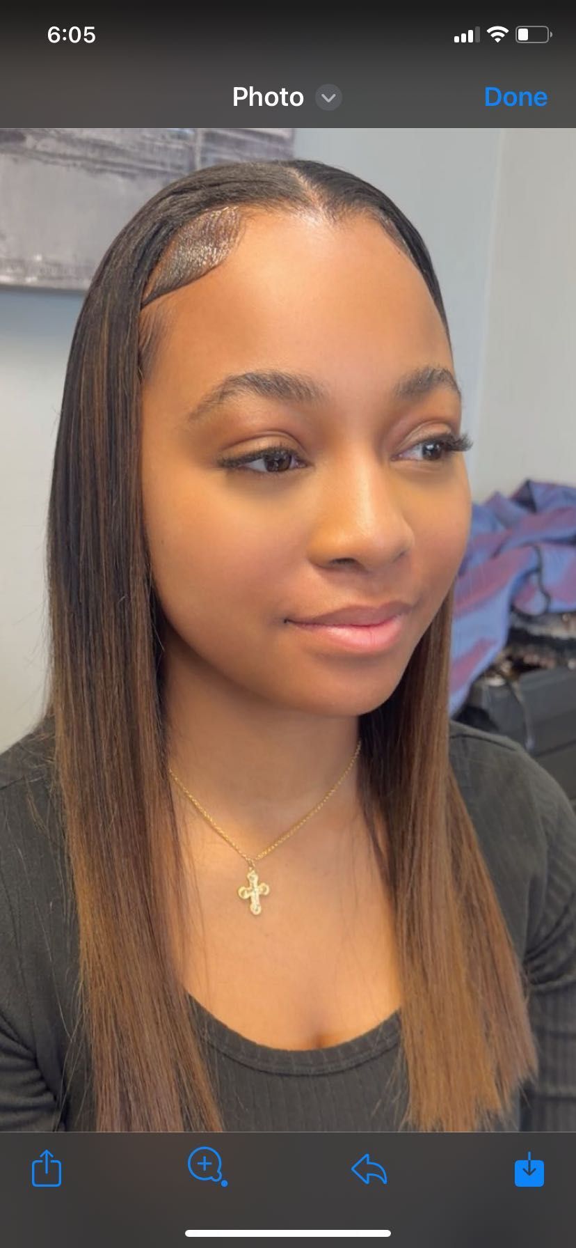 Wig install by Fingertips Hair Salon in Aurora, Illinois