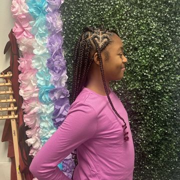 Fulani braids with sew in/ quick weave by Styledbytyra in North Las Vegas, Nevada