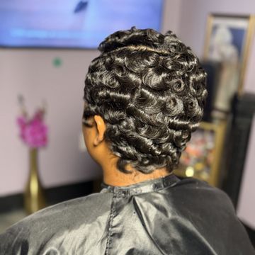 frontal wig install portfolio by Joannesbeautik in Raleigh, North Carolina