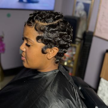 frontal wig install portfolio by Joannesbeautik in Raleigh, North Carolina