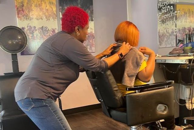 Detra (Dee) at Blessed Hands Beauty Salon — sew-in stylist in Louisville, Kentucky