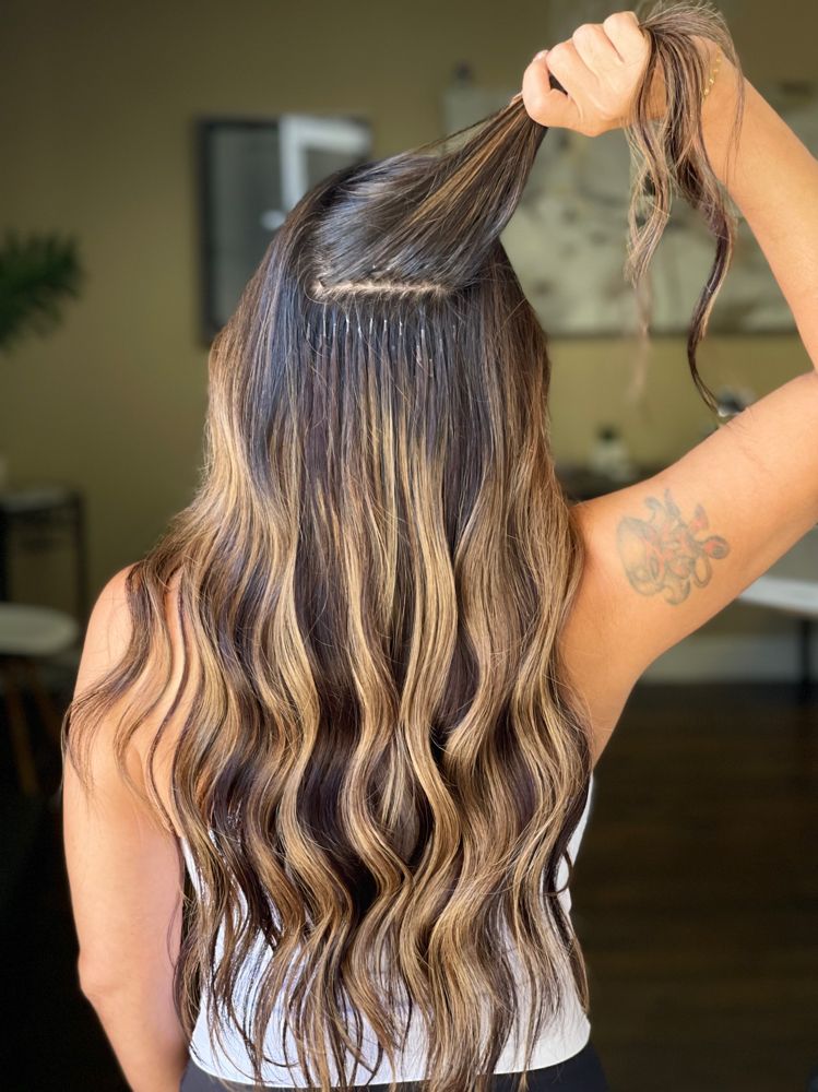 HauteWaves Extensions — sew-in stylist in Fresno, California